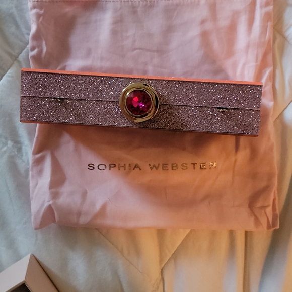Sophia Webster acrylic clutch/purse pink - Picture 2 of 11